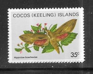 Cocos Islands #94   35c  Butterflies (MNH)  CV $1.75