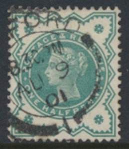 GB SG 213  SC#  125 QV Blue Green  cancel dated AU 9 01 Used  1900  see scan