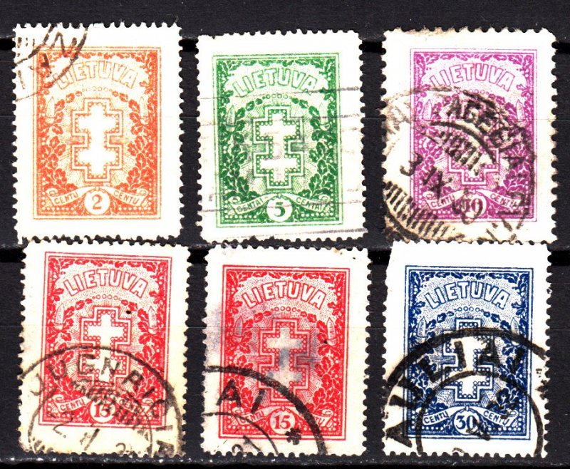 Lithuania 233-40 used set