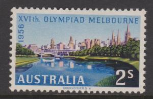 Australia 1956 Olympics Sc#291 MH