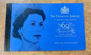 2012 Great Britain Booklet stamps  QE2 Diamond Jubilee