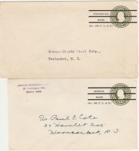 Scott# U420 5 Precancels US envelope.