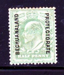 BECHUANALAND  PROTECTORATE #76  1906  1/2p  GEORGE V    MINT  VF HR  O.G