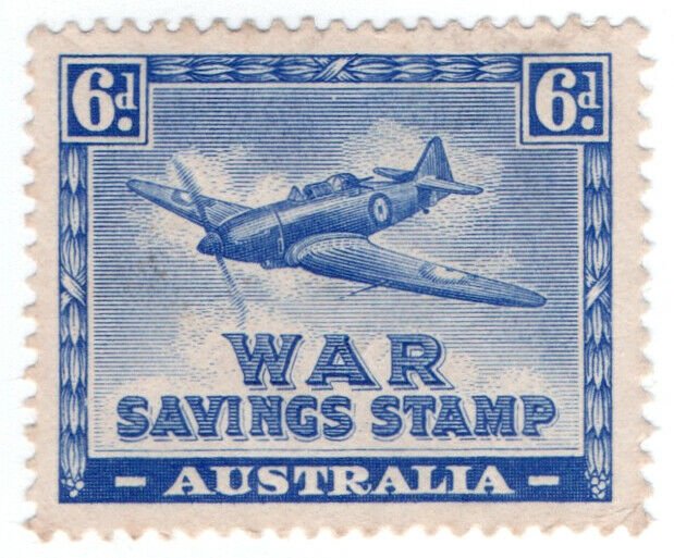 (I.B) Australia Cinderella : War Savings 6d