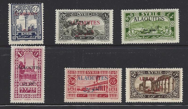 Alaquites, 25//32, Overprinted Singles, Hinged