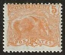 French Guiana 55, mint, hinged. 1922.  (F483)