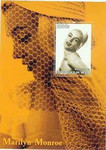 Benin 2003 Marilyn Monroe Famous People Actress Film Art Cinema Movie Stamp MNH