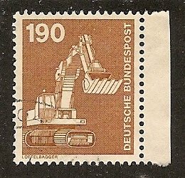 Germany   Scott 1187  Power Shovel      Used