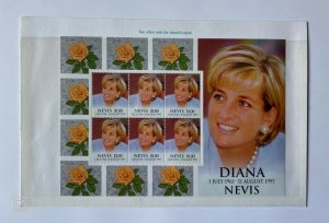 DIANA 1 JULY 1961-31 AUGUST 1997	NEVIS, SHEETLET OF 6