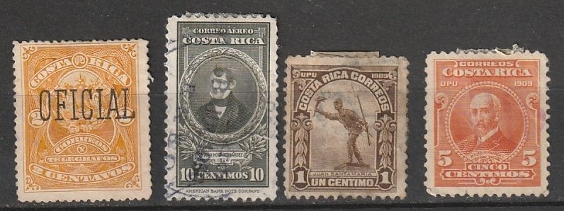 Costa Rica Lot #1 Mint NG & Used