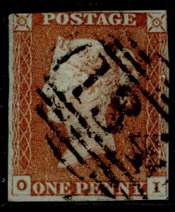 GB QV SG8, 1d red-brown PLATE 79, USED. Cat £38.  OI 