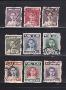 Thailand 264-272 U King Bhumibol Adulyadej