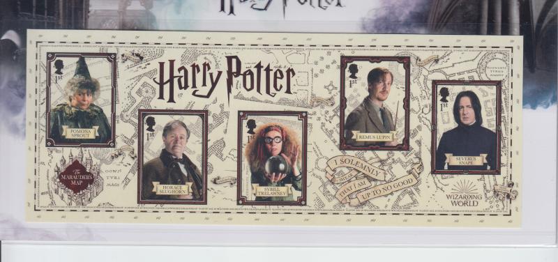 2018 Great Britain Harry Potter Characters MS5   (Scott 3790) MNH