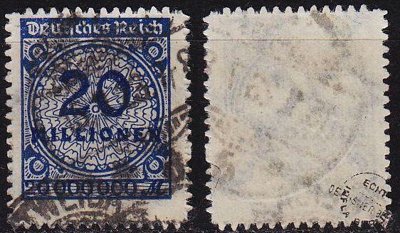 GERMANY REICH [1923] MiNr 0319 BP ( O/used ) [01] geprüft