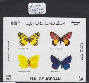 JORDAN (P2410B B)   BUTTERFLIES S/S  SG MS 1695   MNH 