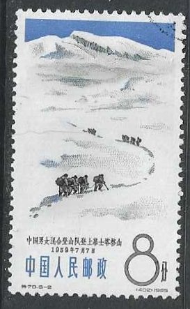 Peoples Republic of China 829 Used SC$2.10