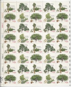 United States, 1764-67, American Trees Full Sheet of 40, **MNH**