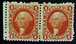 USA, Scott R4c, Horizontal Pair, Unused