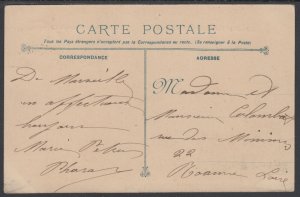 France Sc 113 on 1906 Marseille-Exposition Coloniale PPC