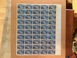 US #906 Mint Sheet China MNH VF centering Tiny lower left selvedge fault