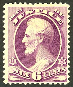 U.S. #O107 MINT OG HR