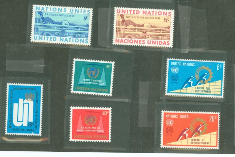 United Nations--New York #194-200  Single (Complete Set)