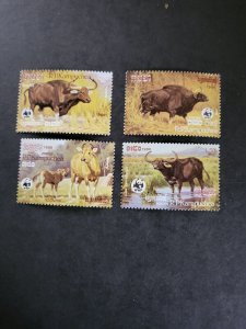 Stamps Cambodia Scott #745-8 never hinged