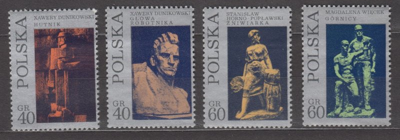 Poland Scott Scott #1827-1830 1971 MNH