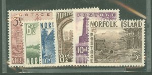 Norfolk Island #13-18 Unused Single (Complete Set)