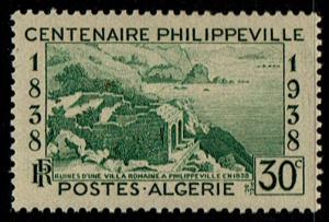 Algeria 117  MNH - Philippville - Roman Villa Ruins (1938)