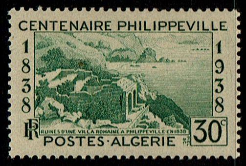 Algeria 117  MNH - Philippville - Roman Villa Ruins (1938)