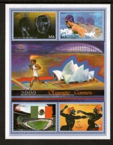 Lesotho 2000 - Olympics Sports - Sheet of 4 Stamps - Scott #1229 - MNH