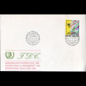 FINLAND 1985 - FDC-Youth Year