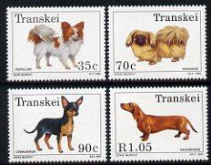 Transkei 1993 Small Dogs set of 4 unmounted mint, SG 297-300