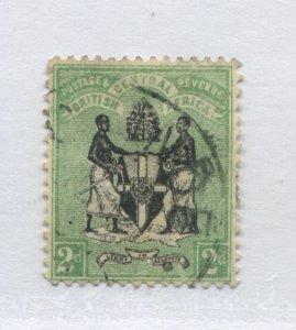 British Central Africa 1896 2d used