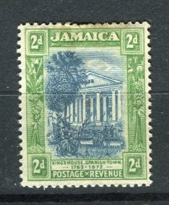 JAMAICA; 1919-21 early GV Pictorial issue Mint hinged Shade of 2d. value