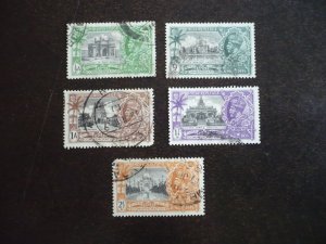 Stamps - India - Scott# 142-146 - Used Part Set of 5 Stamps