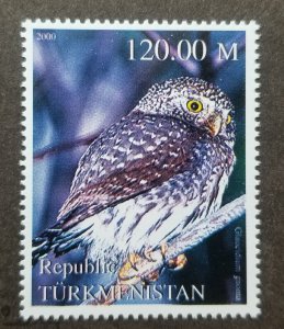 *FREE SHIP Turkmenistan Owls 2000 Bird Of Prey Fauna (stamp) MNH