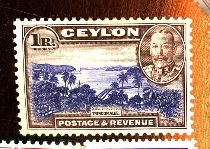 CEYLON 274 MINT FVF OG HR Cat $40