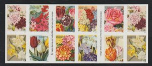 SC# 5042-5052 - (5051c) - (49c) - Botanical Art, MNH booklet of 20 - Plate P111