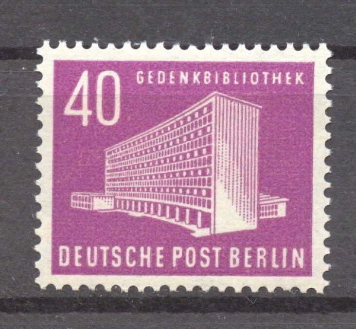 Berlin, 1954, Buildings, 40 Pfg., MNH, no faults