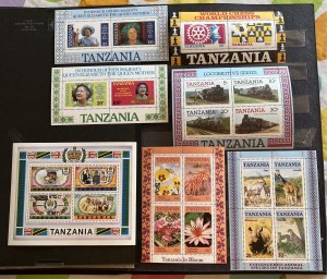 Tanzania- 7 Different MNH SS