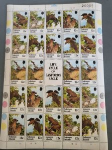 Stamps Solomon Islands Scott #465-70 never hinged