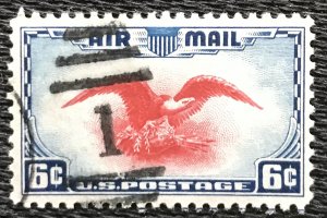 US #C23 Used Single Eagle w/Shield SCV $.25