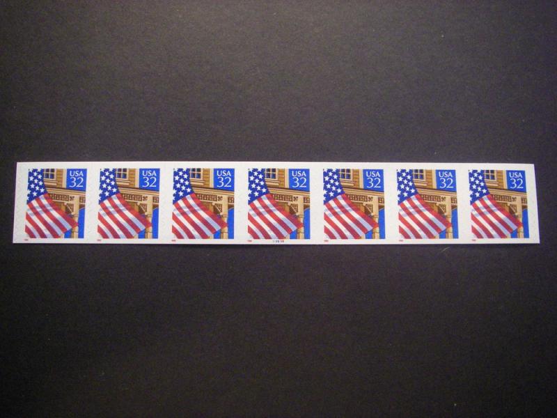 Scott 2915A, 32c Flag over Porch, PNC7 #97898 11x10, MNH Coil Beauty