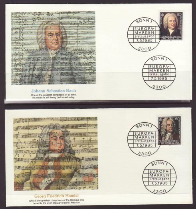 Germany 1440-1441 Europa 1985 Fleetwood S/2 U/A FDC