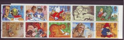 Great Britain  Sc 1538-7 1994 Greetings stamp set mint NH