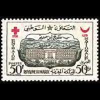 MOROCCO 1959 - Scott# 28 Sanatorium Set of 1 LH