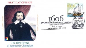 #4073 Samuel de Champlain C-Cubed FDC