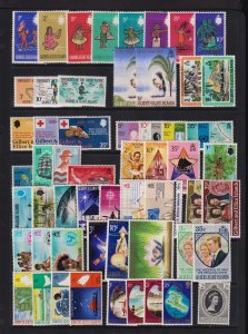 Gilbert and Ellice Islands - 56 stamps, mint